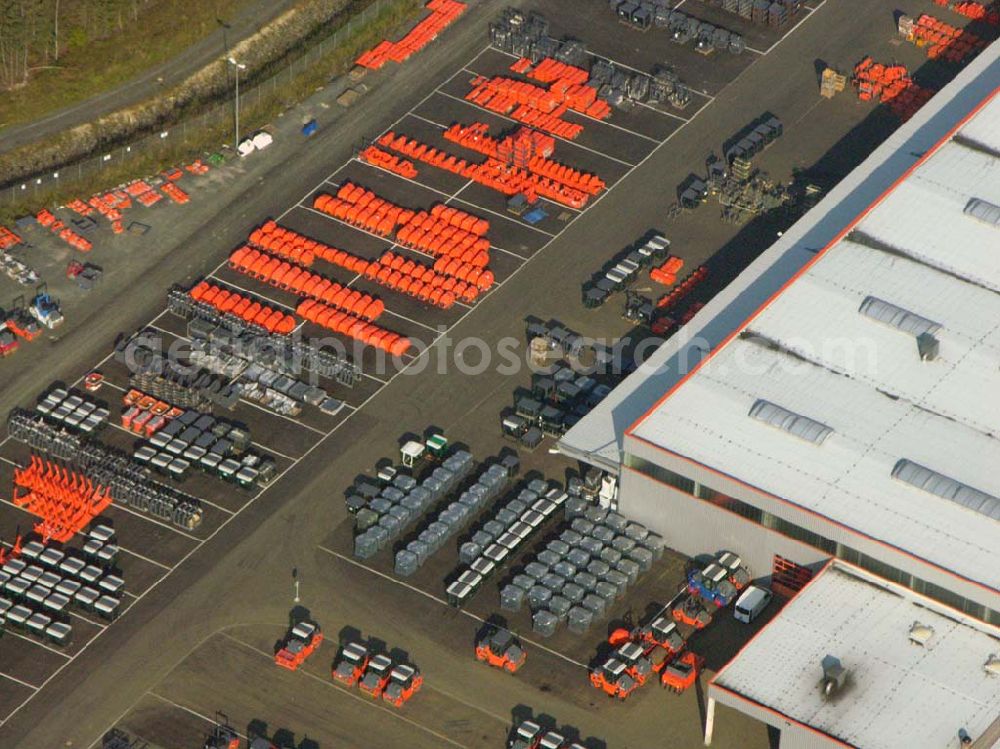 Tirschenreuth from above - Gewerbegebiet Wagnerholz in Tirschenreuth mit dem Neubau der HAMM AG. Hamm AG Walzen, Hammstr. 1, 95643 Tirschenreuth Tel. 09631/80-0, Fax: 09631/80-120