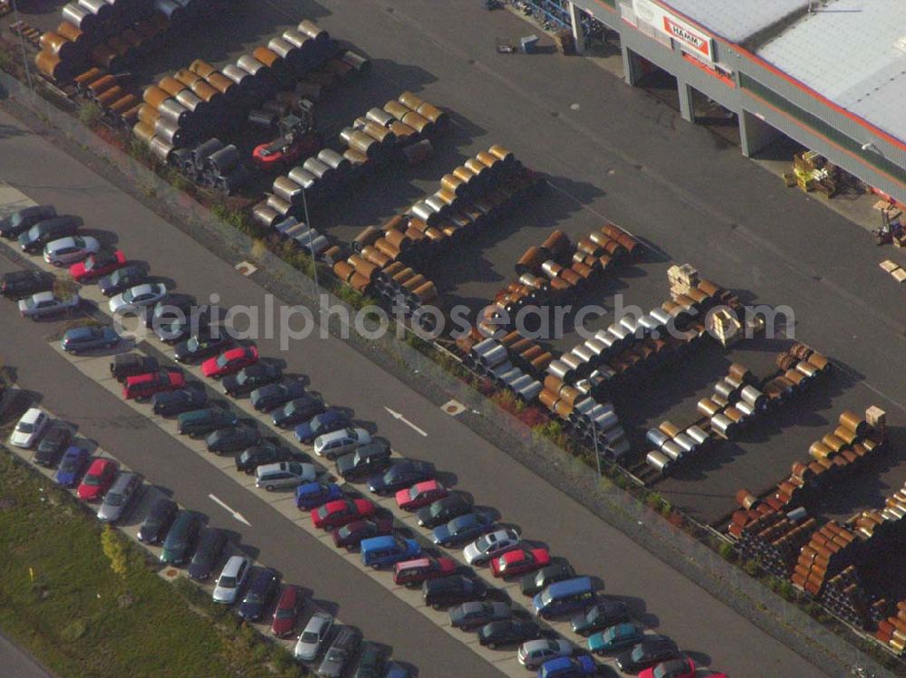 Aerial photograph Tirschenreuth - Gewerbegebiet Wagnerholz in Tirschenreuth mit dem Neubau der HAMM AG. Hamm AG Walzen, Hammstr. 1, 95643 Tirschenreuth Tel. 09631/80-0, Fax: 09631/80-120