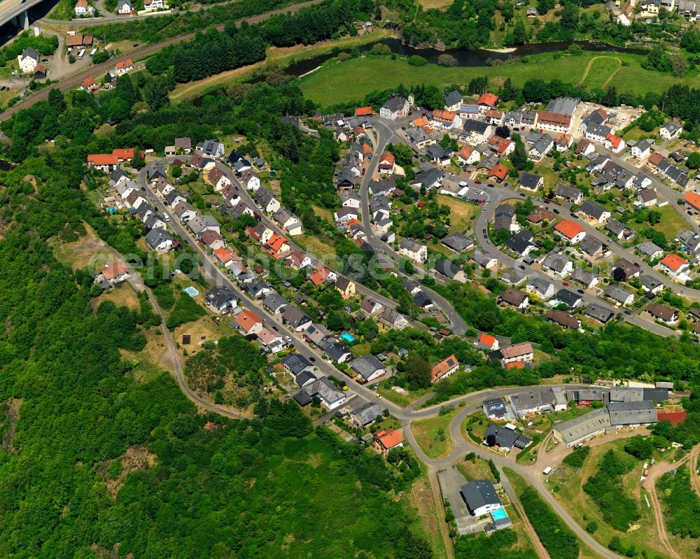 Aerial image Idar-Oberstein - District view of Hammerstein in Idar-Oberstein in the state Rhineland-Palatinate