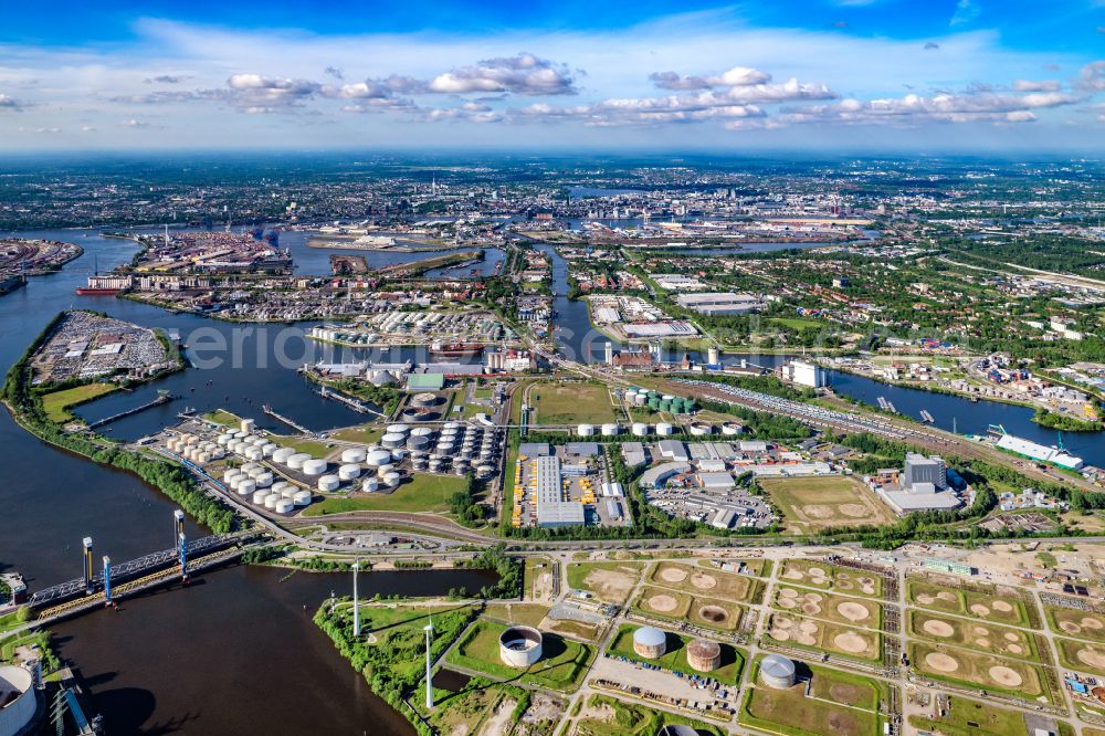 Hamburg from the bird's eye view: Handels NKG Kala is a Neumann Kaffee Gruppe company in Hamburg, Germany