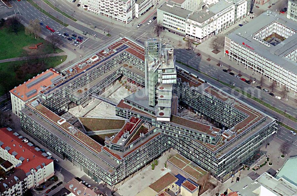 Aerial photograph HANNOVER - , NORD/LB Norddeutsche Landesbank Girozentrale,Friedrichswall 10,30159 Hannover Tel.: 0511/ 361-0 Fax: 0511/ 361-2502 E-Mail: info@nordlb.de