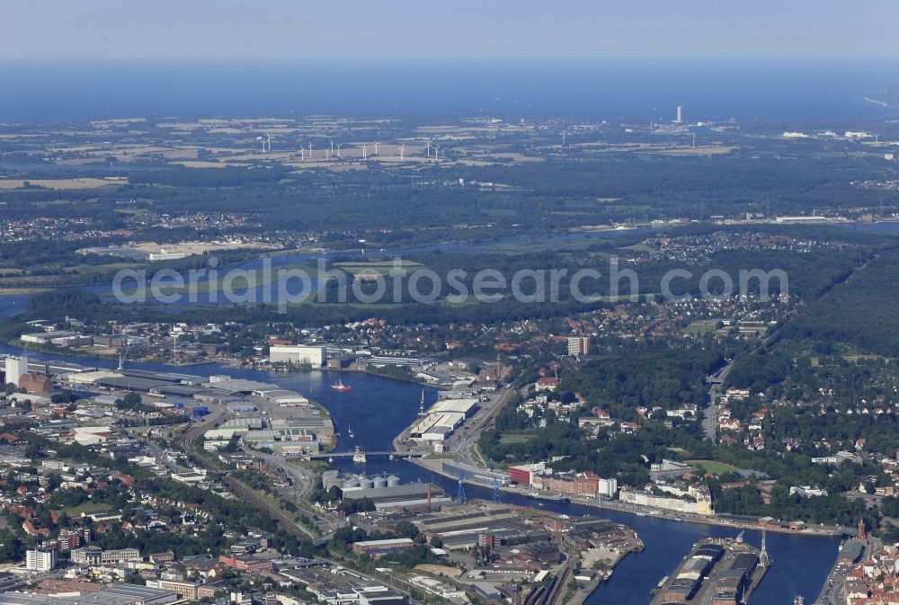 Aerial photograph Lübeck - Hanseatic City of Luebeck in Schleswig-Holstein