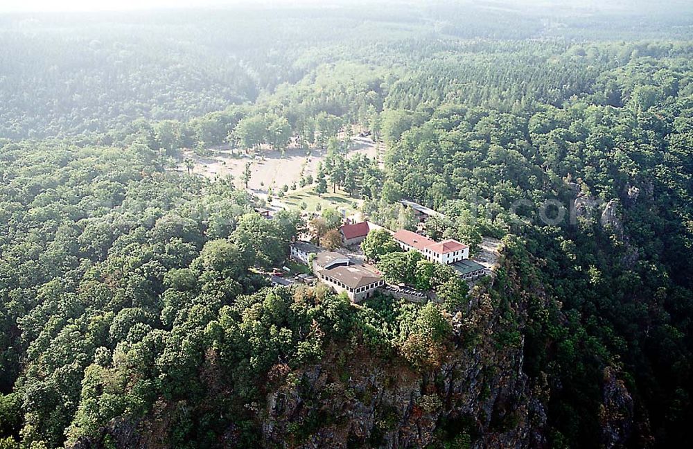 Aerial photograph Blankenburg (Harz)/ Sachsen-Anhalt - Harz (bei Blankenburg)/ Sachsen-Anhalt Roßtrappe im Harz bei Blankenburg info@thale.de