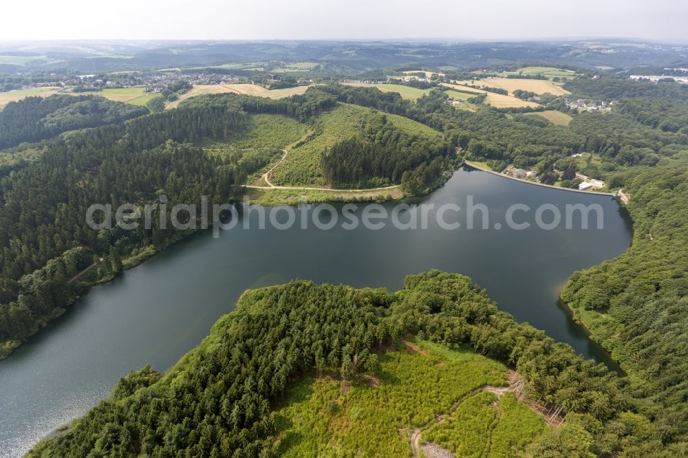 Aerial photograph Hagen OT Haspe - Hasper dam in the village district haspe of Hagen in North Rhine-Westphalia