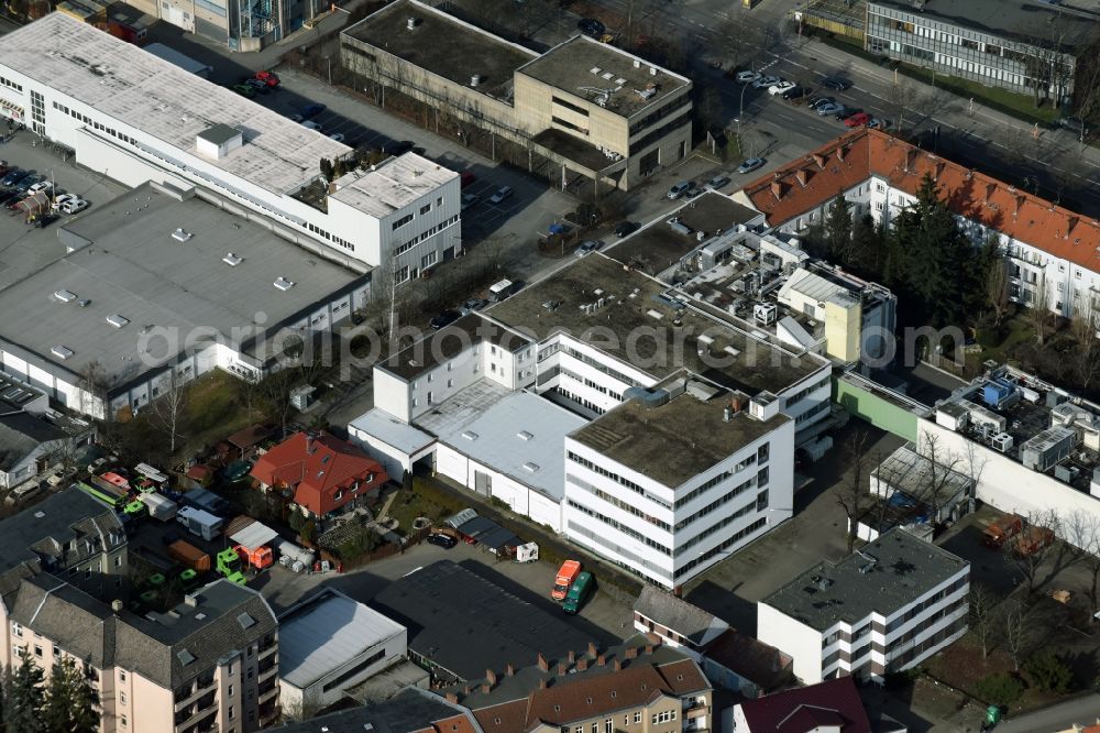 Aerial image Berlin - Haupt Pharma Berlin GmbH a company of Aenova Group in Berlin-Neukoelln