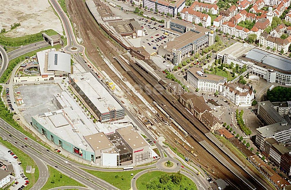 Aerial image Bielefeld / NRW - Hauptbahnhof Bielefeld. Datum: 26.05.03