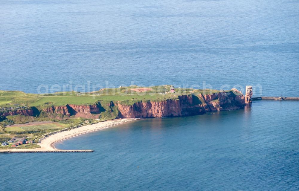 Aerial image Helgoland - MainIsland in Helgoland in the state Schleswig-Holstein, Germany