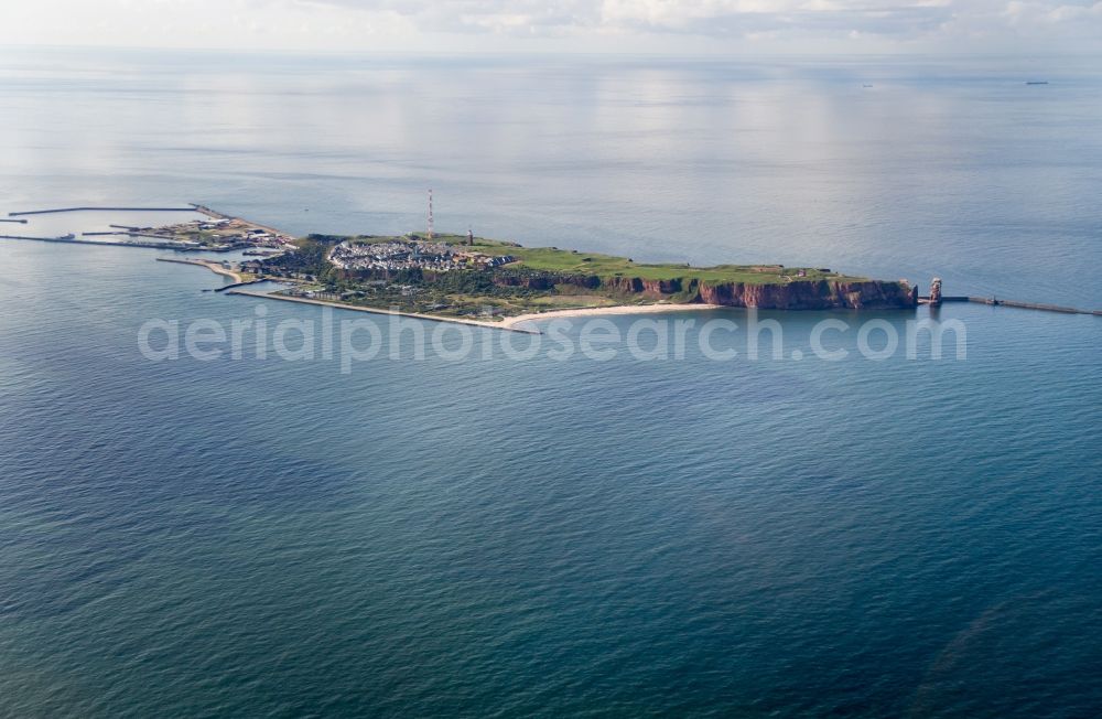 Aerial photograph Helgoland - MainIsland in Helgoland in the state Schleswig-Holstein, Germany