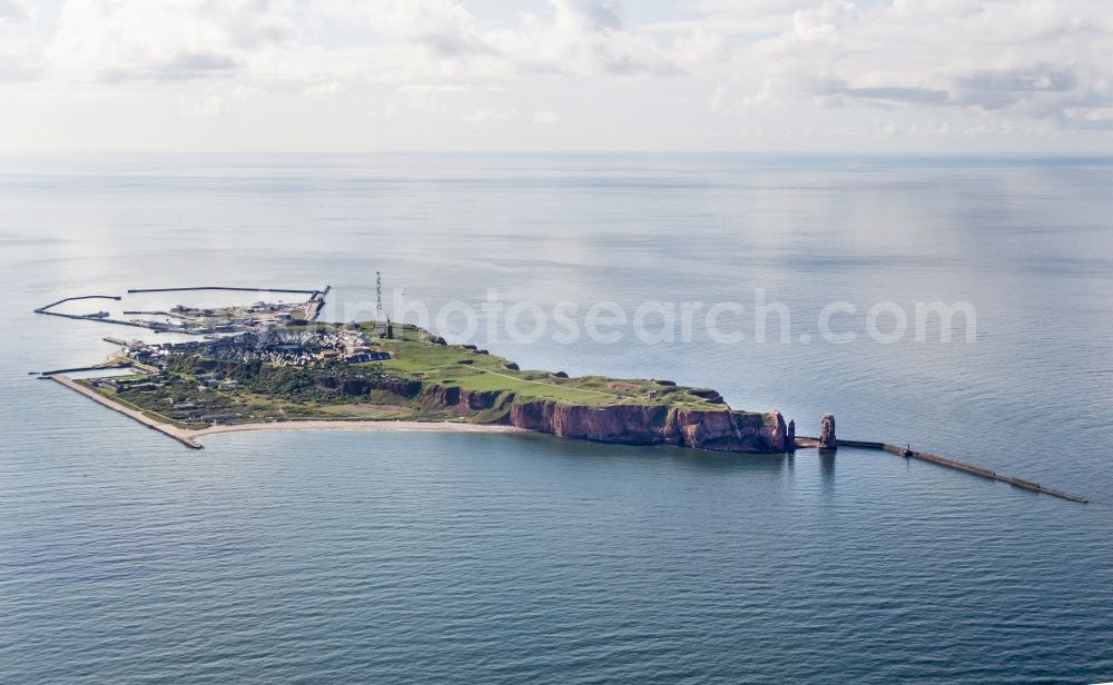 Helgoland from above - MainIsland in Helgoland in the state Schleswig-Holstein, Germany