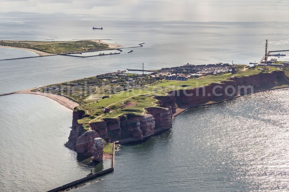 Helgoland from the bird's eye view: MainIsland in Helgoland in the state Schleswig-Holstein, Germany