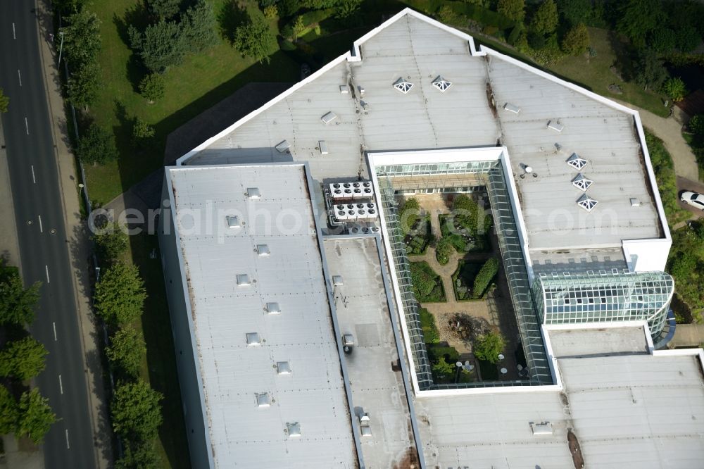 Burgwedel from above - Headquarters of Hildegard Braukmann Kosmetik GmbH & Co. KG cosmetics company in Burgwedel in the state of Lower Saxony