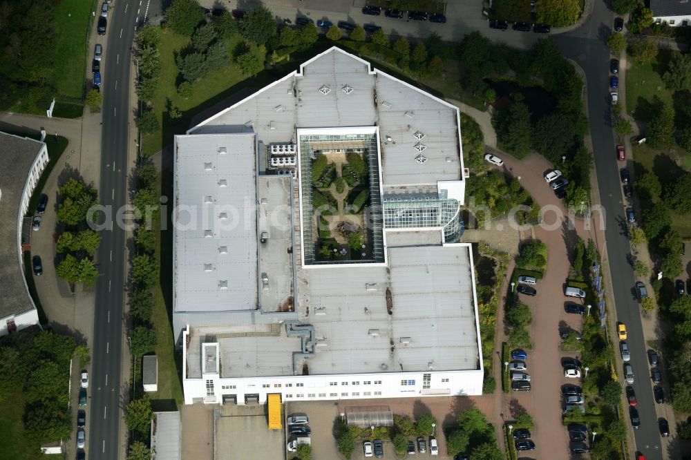 Aerial image Burgwedel - Headquarters of Hildegard Braukmann Kosmetik GmbH & Co. KG cosmetics company in Burgwedel in the state of Lower Saxony