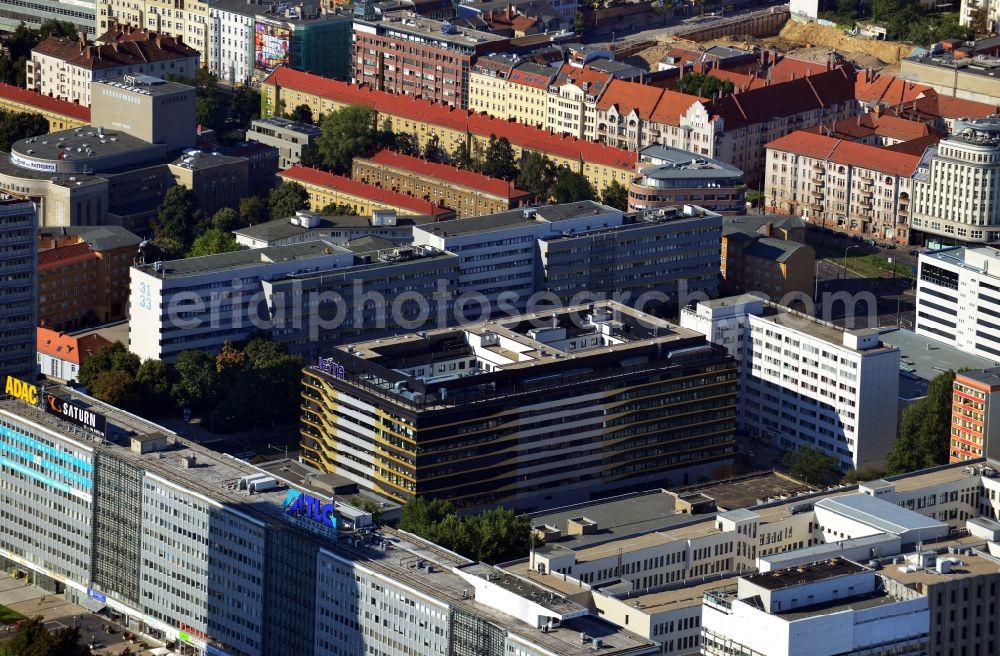 Berlin OT Mitte from the bird's eye view: View of the headquarters of the company Jesta Digital in the district of Mitte in Berlin