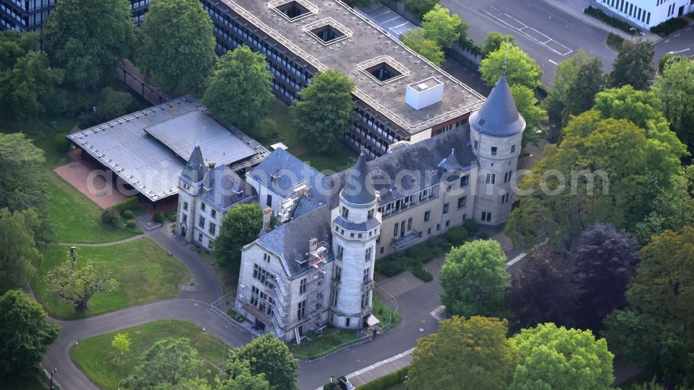 Bonn from the bird's eye view: The Carstanjen house used by the United Nations in Bonn in the state North Rhine-Westphalia, Germany. The new building area was created in the 1960s