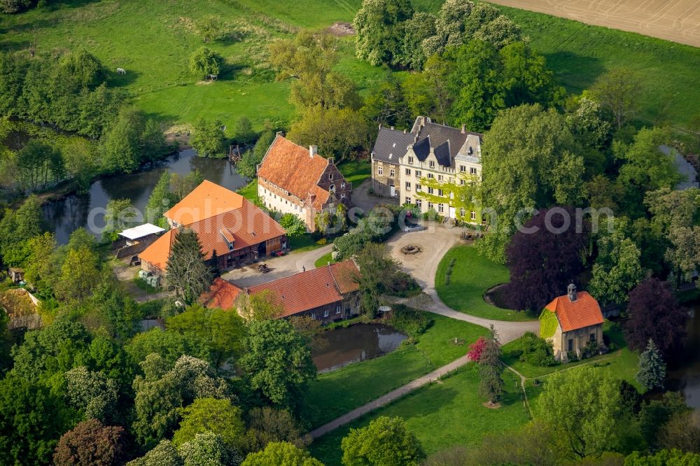 Aerial image Hamm - View of the House Ermelinghof in Hamm in the state North Rhine-Westphalia