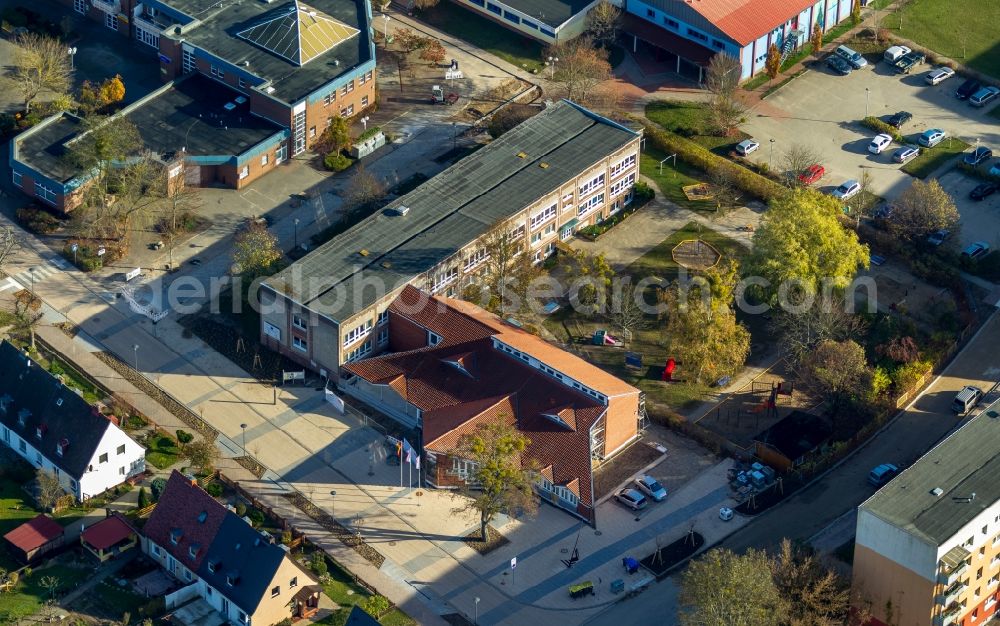 Rechlin from the bird's eye view: View of the House of the Guest in Rechlin in the state Mecklenburg-West Pomerania