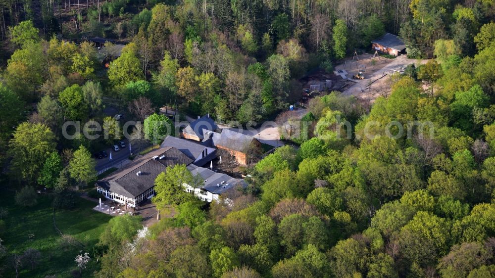 Bonn from above - House of nature in Bonn in the state North Rhine-Westphalia, Germany