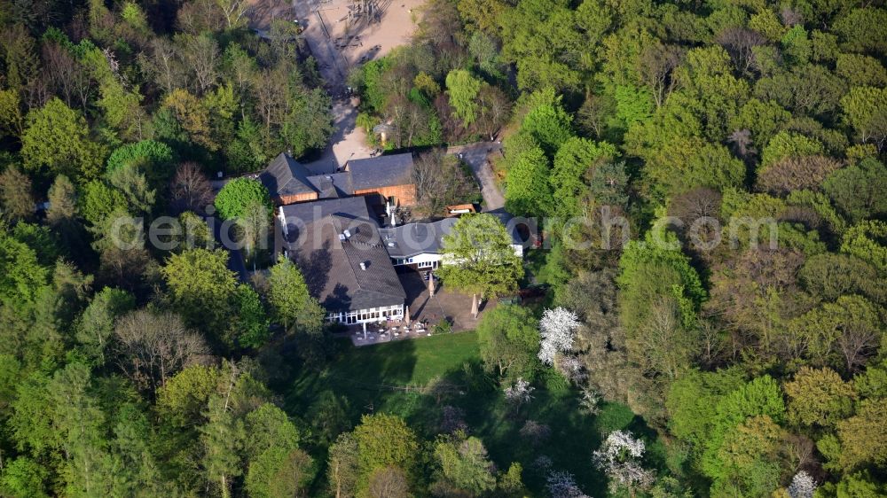 Bonn from above - House of nature in Bonn in the state North Rhine-Westphalia, Germany