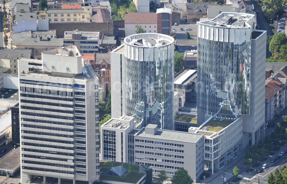 Aerial photograph Offenbach am Main - Economy Building / Technical town hall ( Offenbach am Main ) at the Berliner Straße