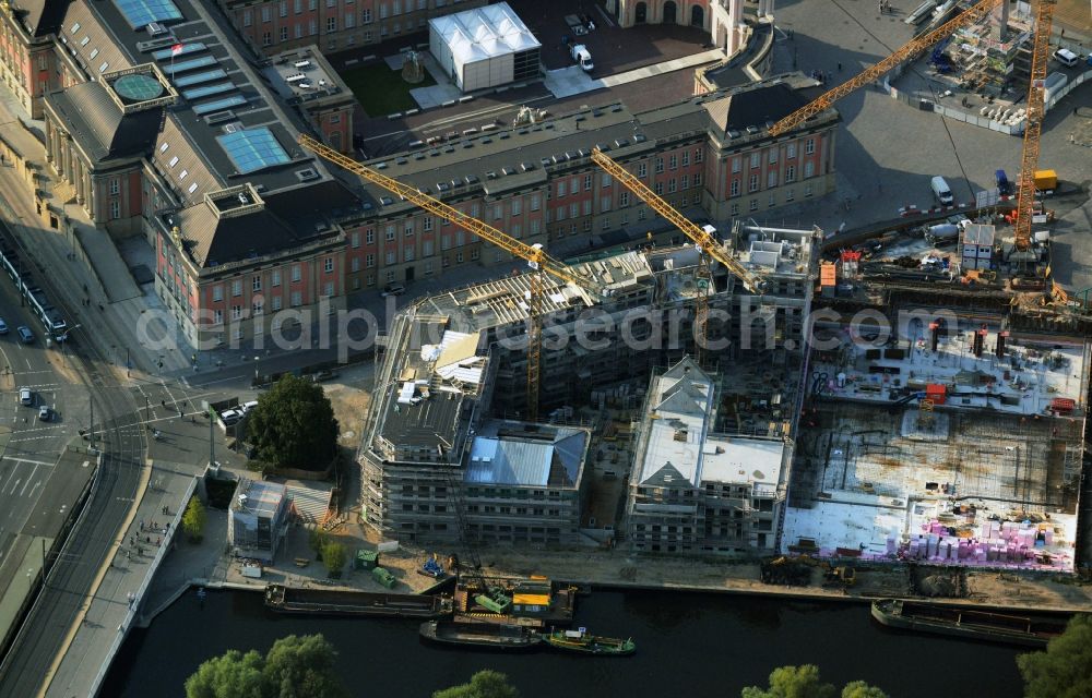 Aerial image Potsdam - View of the Havelbank construction in Potsdam in the state of Brandenburg