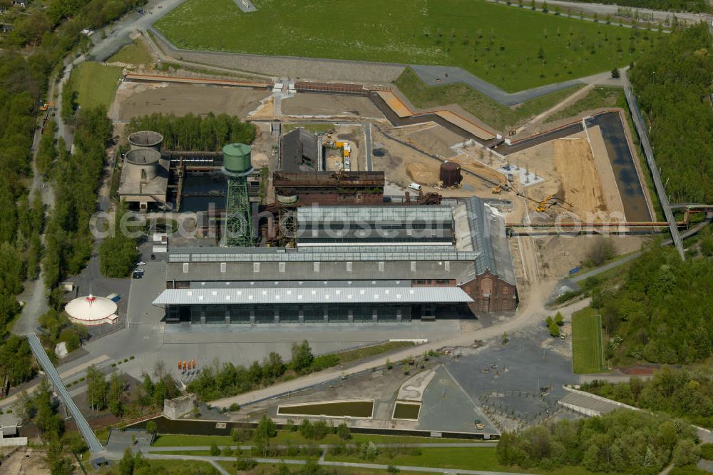 Bochum from above - Blick auf die die Jahrhunderthalle in Bochum.