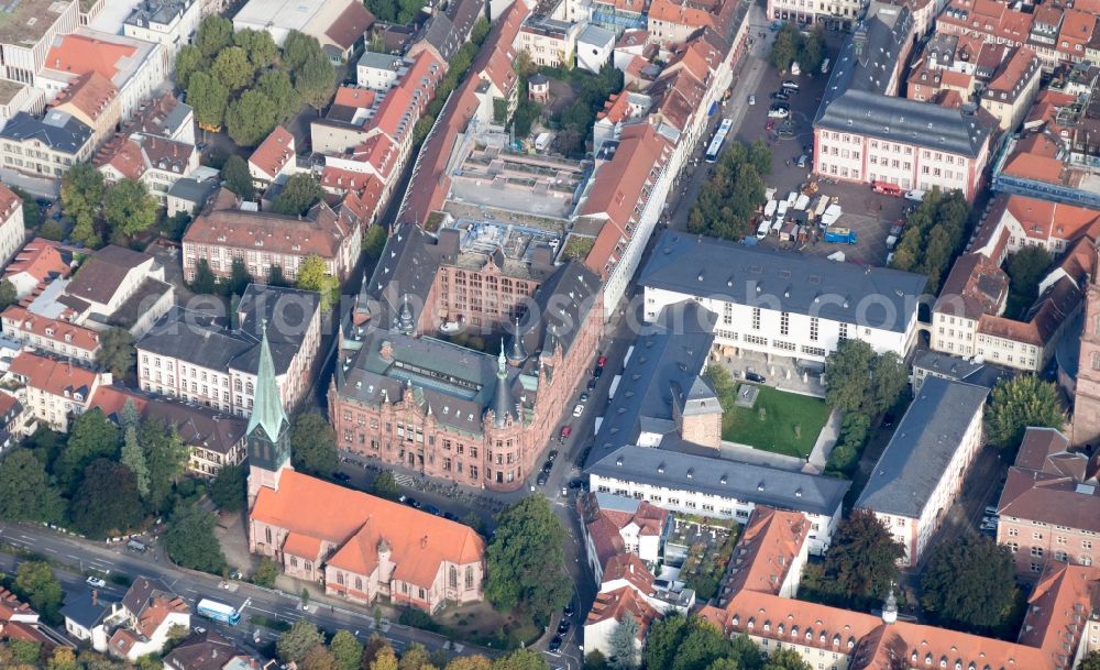 Heidelberg from the bird's eye view: Heidelberg and Castle in Baden-Wuerttemberg