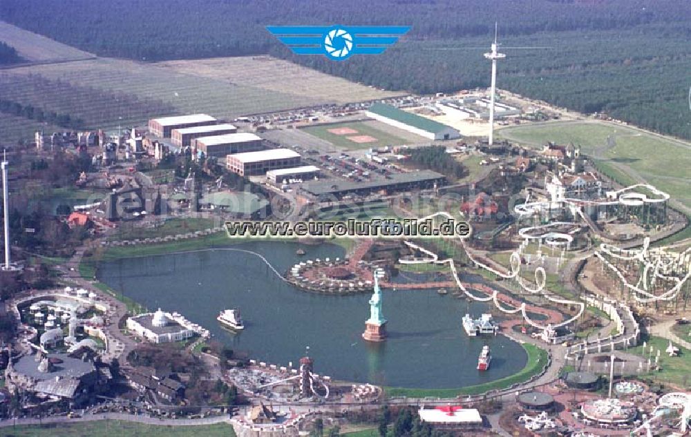 Aerial photograph Soltau - Heidepark Soltau bei Soltau.