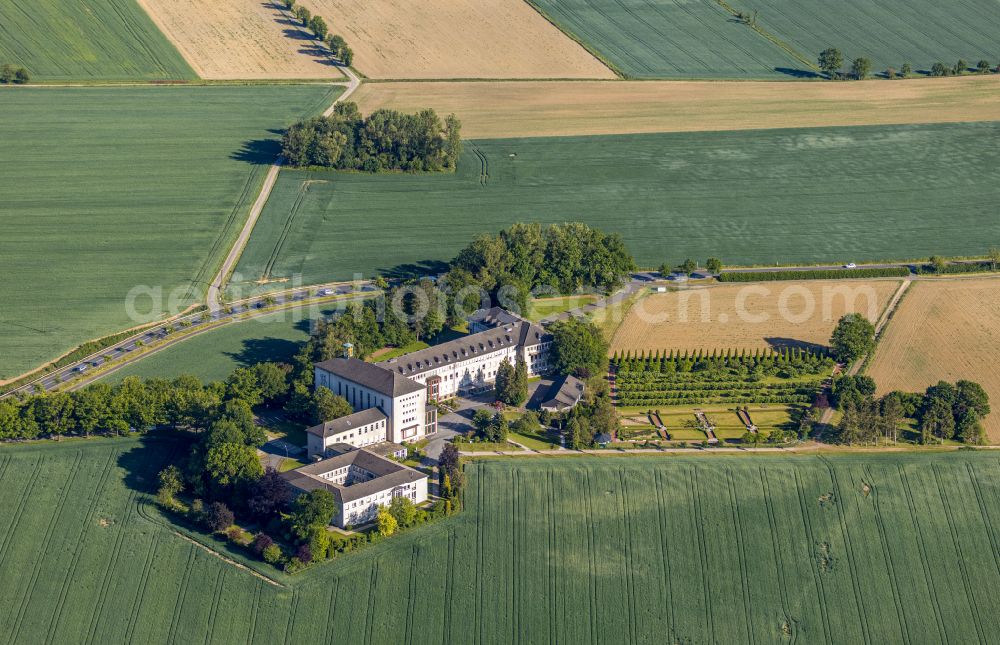 Wickede (Ruhr) from above - Aerial view of the Holy Spirit Monastery in the district of Wimbern in Wickede (Ruhr) in the German state of North Rhine-Westphalia, Germany