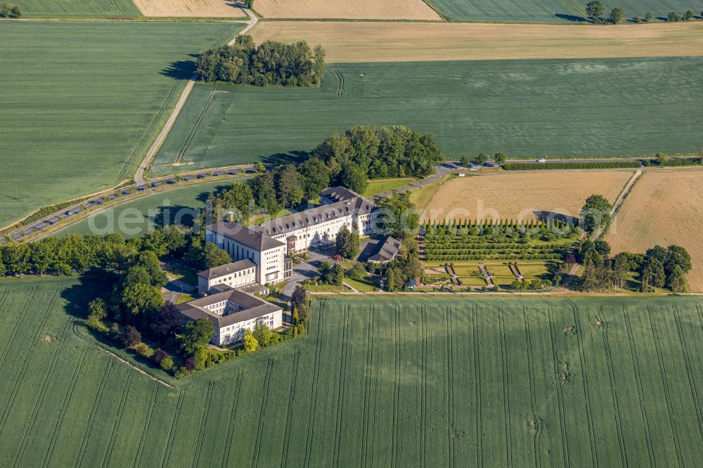 Wickede (Ruhr) from the bird's eye view: Aerial view of the Holy Spirit Monastery in the district of Wimbern in Wickede (Ruhr) in the German state of North Rhine-Westphalia, Germany