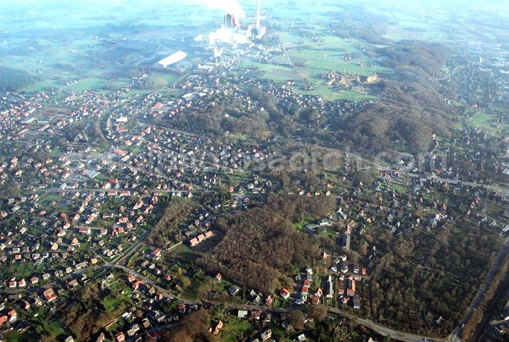 Aerial image Ibbenbüren - 09.12.2004 Ibbenbüren, Blick auf das Stadtzentrum Ibbenbüren.