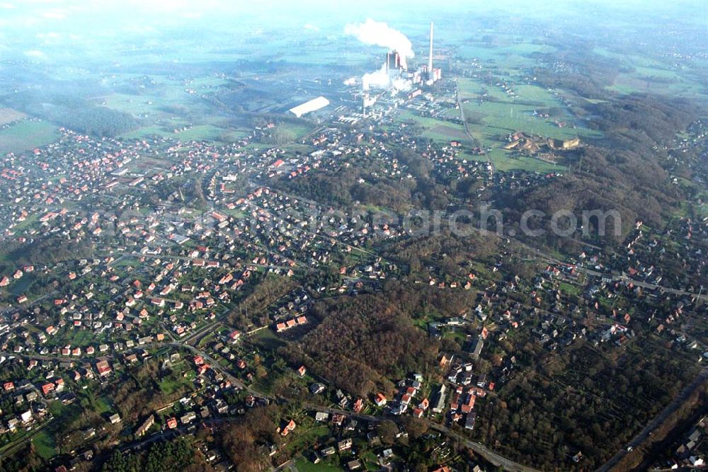 Aerial photograph Ibbenbüren - 09.12.2004 Ibbenbüren, Blick auf das Stadtzentrum Ibbenbüren.