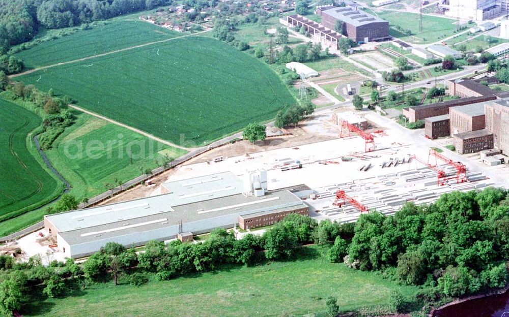 Vockerode from above - Heizkraftwerk Vockerode.