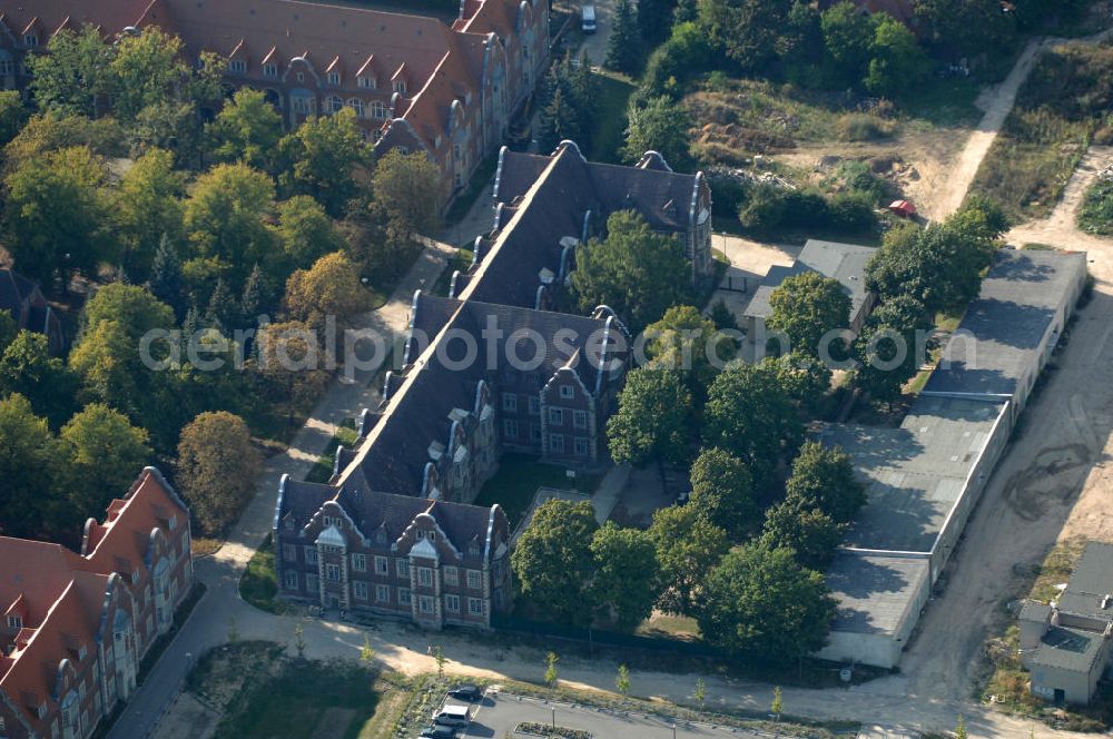 Aerial image Berlin - Blick auf das Helios Klinikum / Krankenhaus in Berlin-Buch.