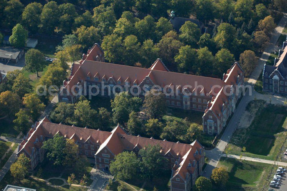 Berlin from above - Blick auf das Helios Klinikum / Krankenhaus in Berlin-Buch.