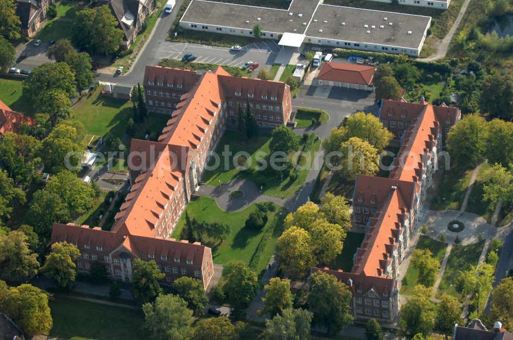 Berlin from the bird's eye view: Blick auf das Helios Klinikum / Krankenhaus in Berlin-Buch.