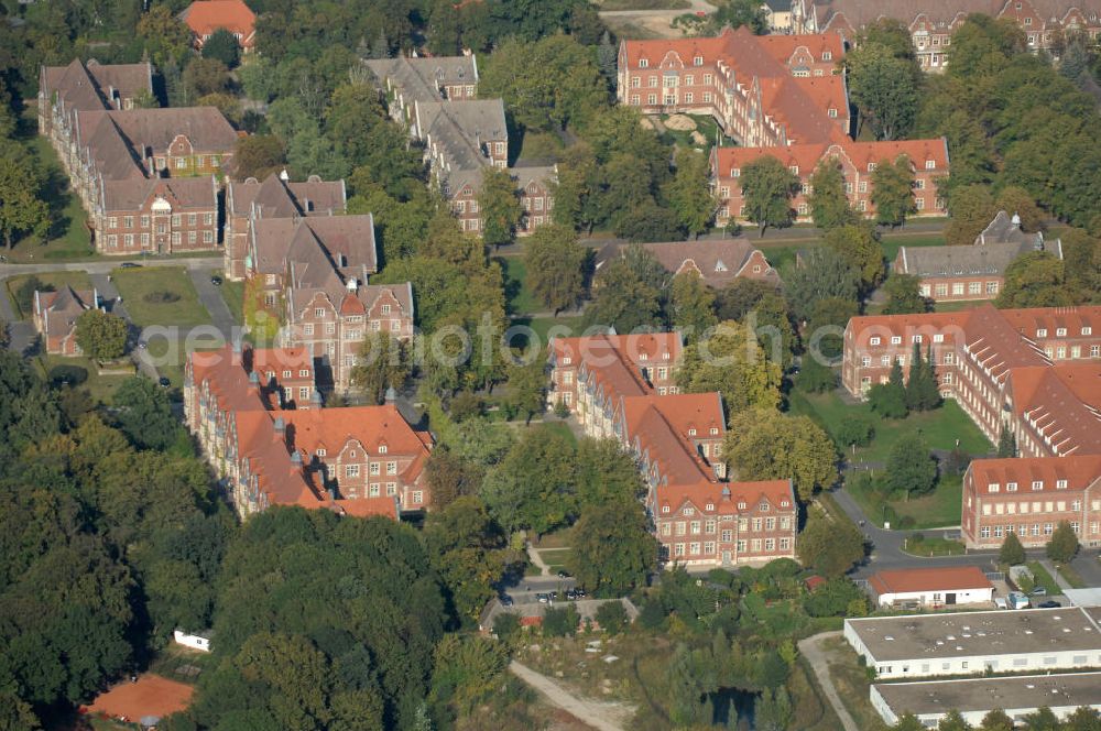 Berlin from above - Blick auf das Helios Klinikum / Krankenhaus in Berlin-Buch.