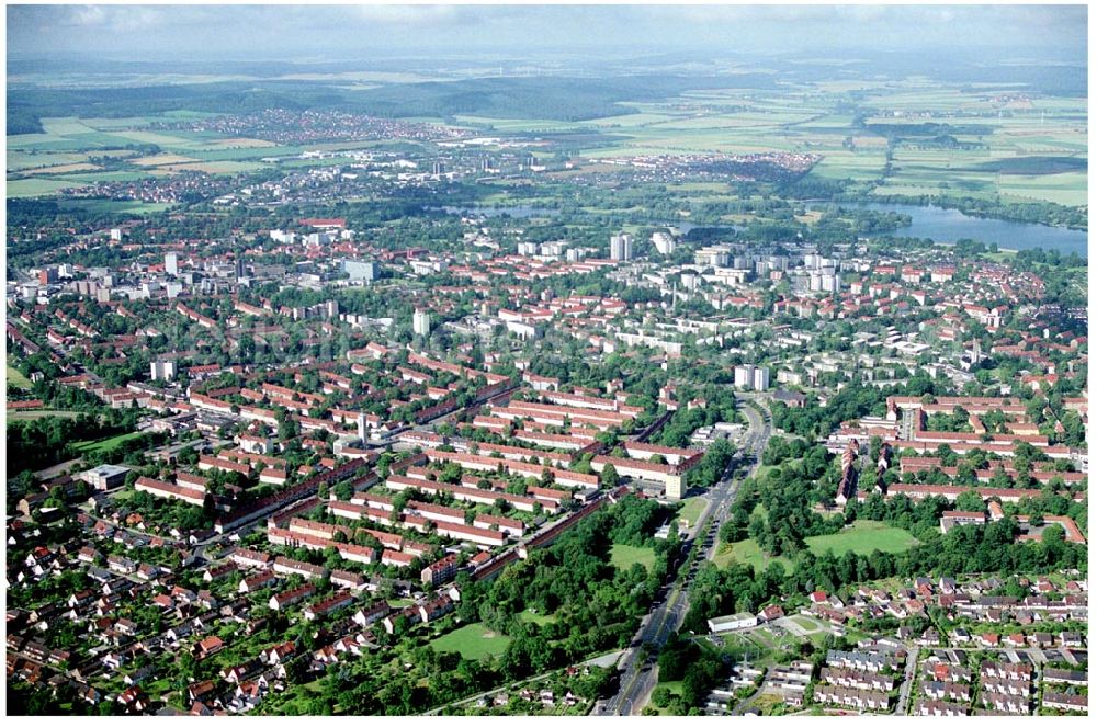 Helmstedt from the bird's eye view: Stadtzentrum Helmstedt