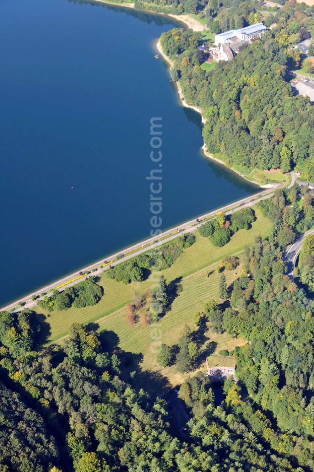 Aerial photograph Meschede - View of Hennetalsperre in Meschede in the state North Rhine-Westphalia