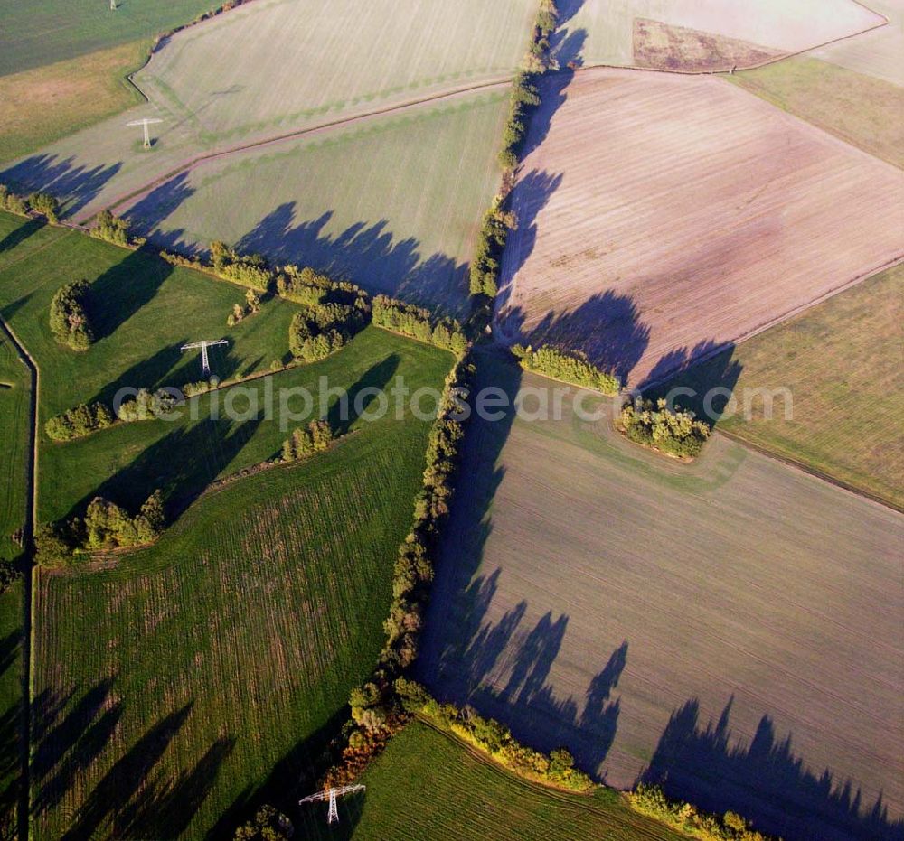 Preetz from above - 18.10.2005 Preetz; Herbstliche Landschaft bei Preetz in Mecklenurg-Vorpommern.