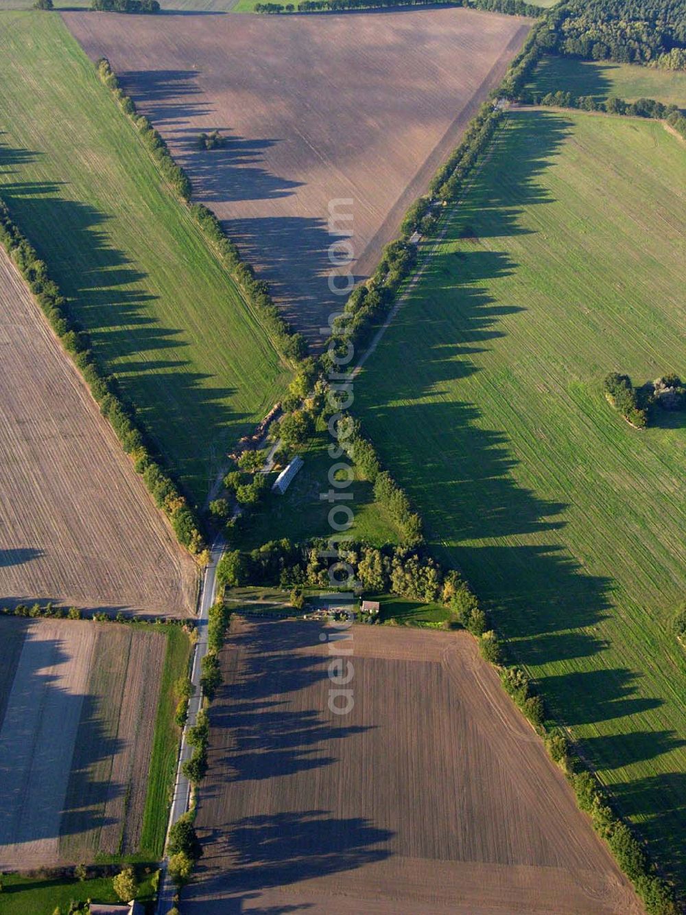 Preetz from above - 18.10.2005 Preetz; Herbstliche Landschaft bei Preetz in Mecklenurg-Vorpommern.