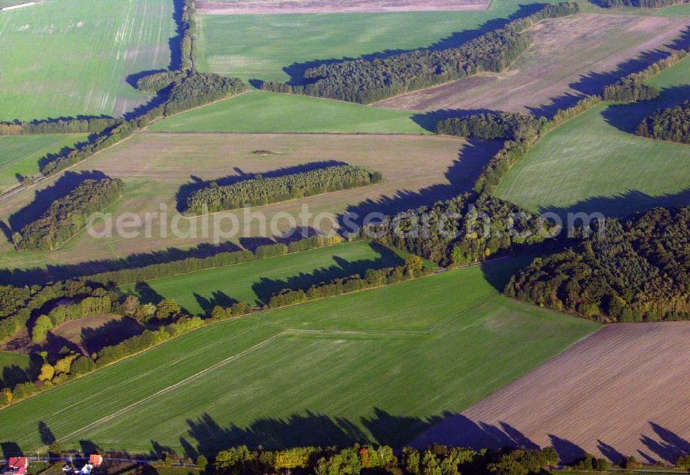 Preetz from above - 18.10.2005 Preetz; Herbstliche Landschaft bei Preetz in Mecklenurg-Vorpommern.