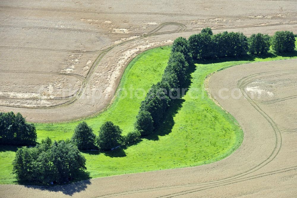 Blankenhagen from above - Herbstlandschaft / Felder in der Nähe von Blankenhagen. Autumn landscape in the near of the city Blankenhagen.