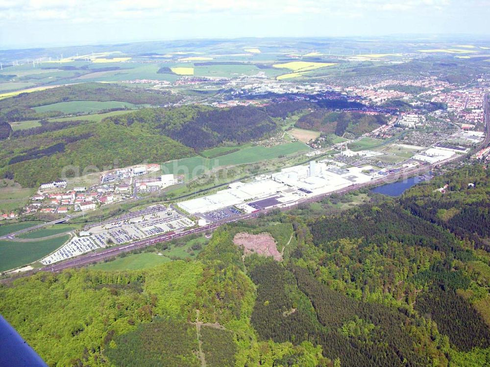 Aerial image Heringen - Blick auf Heringen