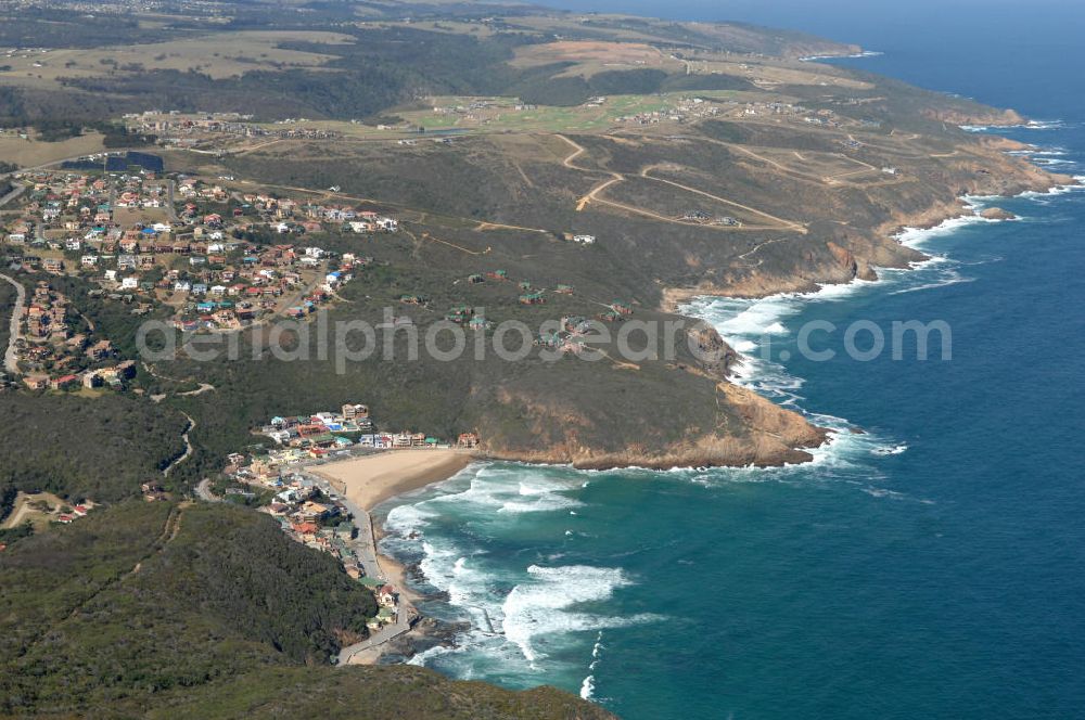 Port Elizabeth from above - View of a housing area in Herolds Bay