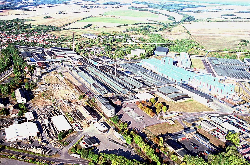 Hettstedt / Sachsen-Anhalt from above - 