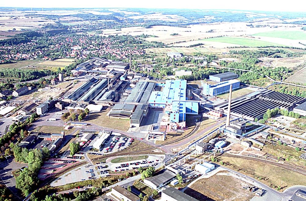 Hettstedt / Sachsen-Anhalt from the bird's eye view: 