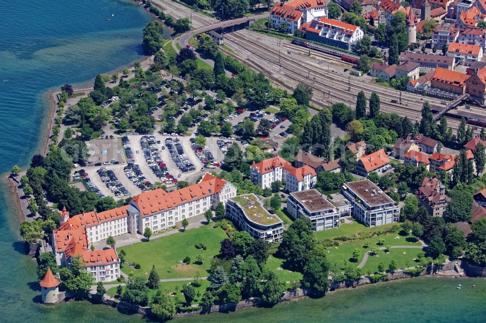 Aerial photograph Lindau (Bodensee) - Island area Lindau with the village center in Lindau (Bodensee) in the state Bavaria, Germany