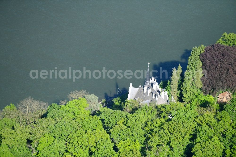 Aerial image Remagen - Luxury residential villa of single-family settlement on Weg of Rote Erde in Remagen in the state Rhineland-Palatinate, Germany