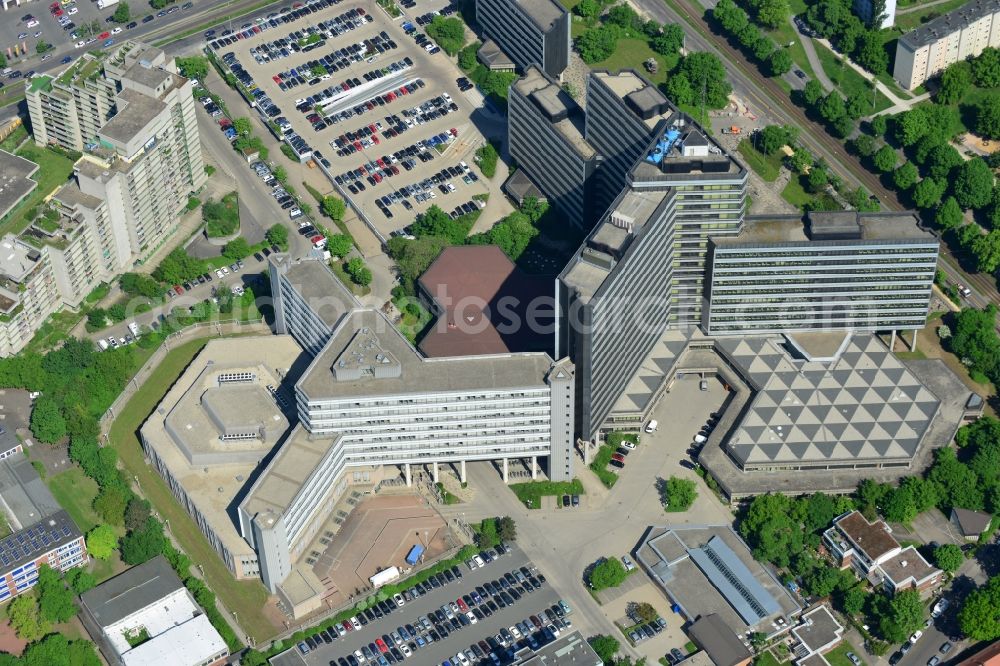 Aerial photograph Nürnberg - High-rise ensemble of Federal Employment Agency in Nuremberg in the state Bavaria