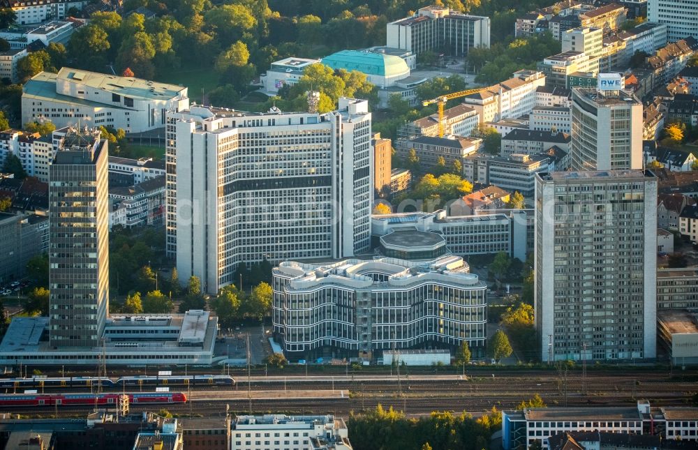 Essen from above - High-rise ensemble of Schenker headquarters in Essen in the state North Rhine-Westphalia